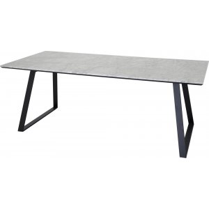 Kvarnbacken matbord 140 cm - Mörk marmor/svart - Övriga matbord