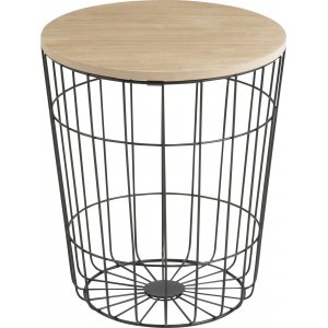 Lotus soffbord Ø34 cm - Svart - Soffbord