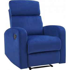 Mars reclinerfåtölj - Blå sammet - Reclinerfåtöljer