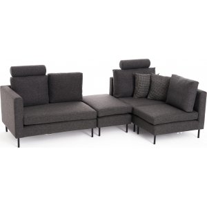 Mino modulsoffa - Antracit - Tygsoffor