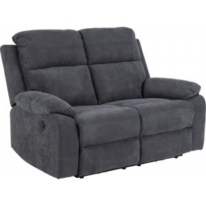 Mora 2-sits reclinersoffa - Grå - 2-sits soffor