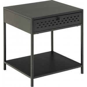 Newcastle sängbord 45x51 cm - Svart - Sängbord -Sovrumsmöbler - Sängbord