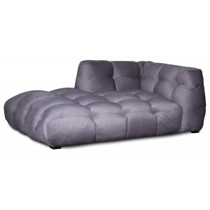 Bill Chaiselounge vänstervänd - Grå - Soffor med divan