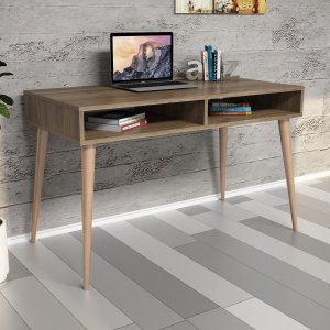 Novo skrivbord 120x60 cm - Valnöt - Övriga kontorsbord & skrivbord