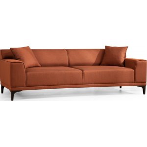 Petra 3-sits soffa - Orange - 3-sits soffor