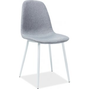 4 st Rebekah matstol - Grå/vit - Klädda & stoppade stolar