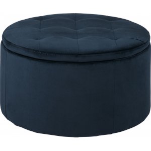 Retina puff med förvaring - Blå - Sittpuffar