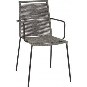 4 st Rope stol - Grå - Utematstolar