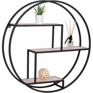 Rotterdam Vägghylla - Svart/fanér - Vägghyllor -Hyllor & Förvaring - Hyllor