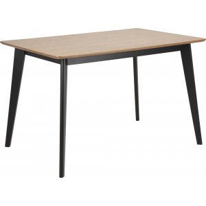 Roxby matbord 120 cm - Ek/svart - Övriga matbord
