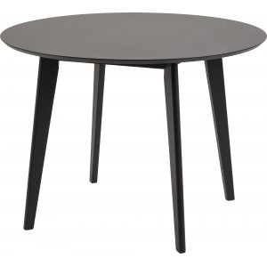 Roxby matbord Ø105 cm - Svart - Ovala & Runda bord