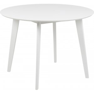 Roxby matbord Ø105 cm - Vit - Ovala & Runda bord