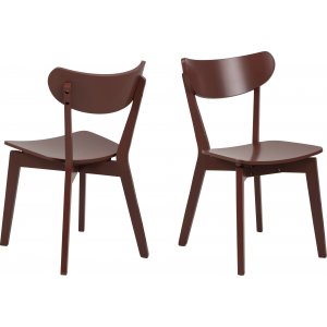 2 st Roxby matstol - Brun - Trästolar
