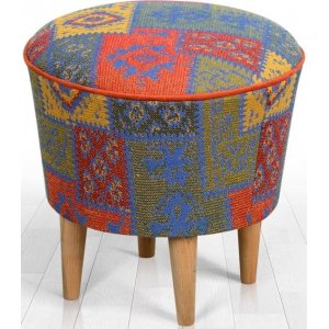 Rugg sittpuff 3 - Flerfärgad - Sittpuffar