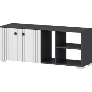 Sarandon skoskåp - Antracit/vit - Skoskåp -Skoskåp - Hallmöbler