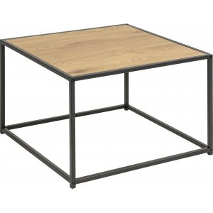 Seaford soffbord 60 cm - Ek/svart - Soffbord i trä