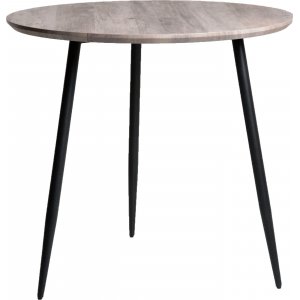 Smokey matbord 80 cm - Grå - Ovala & Runda bord