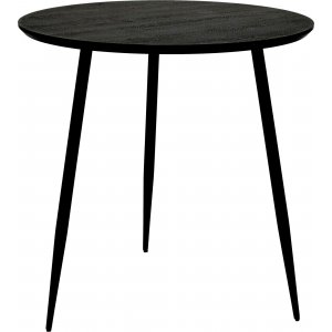 Smokey matbord 80 cm - Svart - Ovala & Runda bord