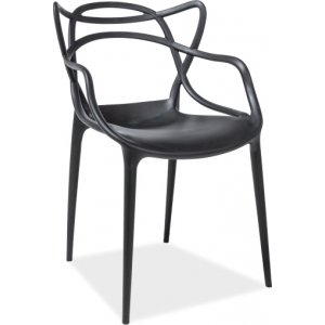 4 st Toby matstol - Svart - Plaststolar