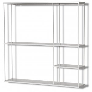 Trix vägghylla 60x60 cm - Vit metall - Vägghyllor -Hyllor & Förvaring - Hyllor