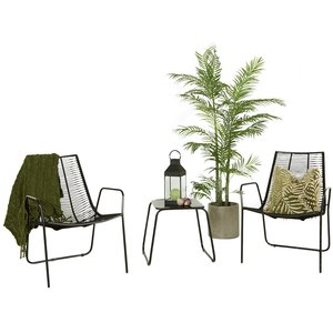 Valera möbelgrupp - Svart + Möbelpolish - Utematgrupper