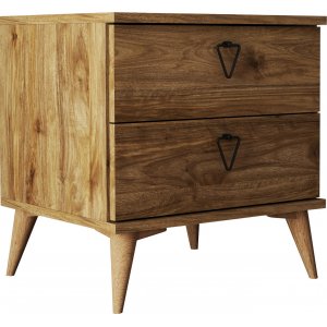 Versal sängbord - Valnöt - Sängbord -Sovrumsmöbler - Sängbord