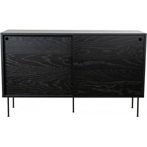 Volume sideboard 132 cm - Svartbetsad ek - Svart - Skänkar & Sideboards -Skänkar & Sideboards - Hyllor & Förvaring