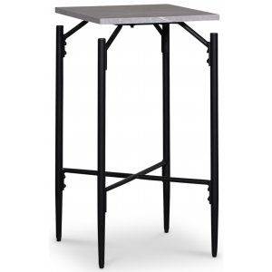 Wayne sidobord kryss 40 x 40 cm - Ljusgrå marmor -Sidobord & lampbord - Bord