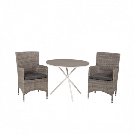 Bild på Cafébord Pascal och 2st Meja mat stol - Venture Home