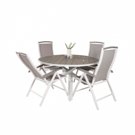 Bild på Matbord Pascal och 4st Athena mat stol - Venture Home