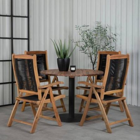 Bild på Matgrupp Charlie med 4 st Peo matstolar - Venture Home