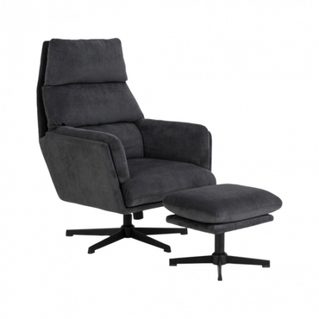 Bild på Fåtölj med fotpall Amsterdam - NORDFORM