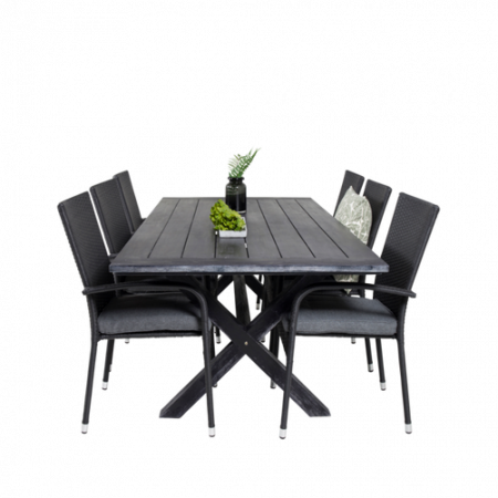 Bild på Matgrupp Ariel inkl 6st Astrid matstol - Venture Home