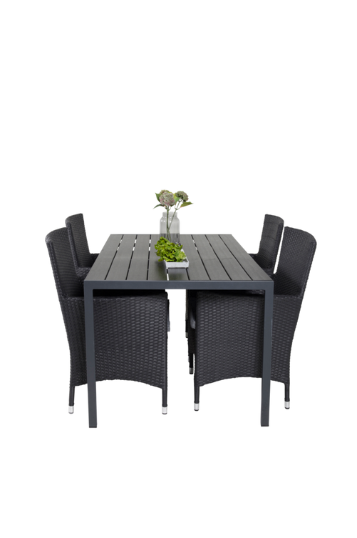 hom_1601296-01_Fs Bild på Matgrupp Bliss inkl 4st Meja matstol - Venture Home