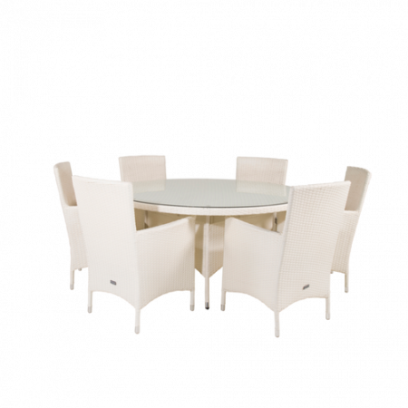 Bild på Matgrupp Vass inkl 6st Meja matstol - Venture Home