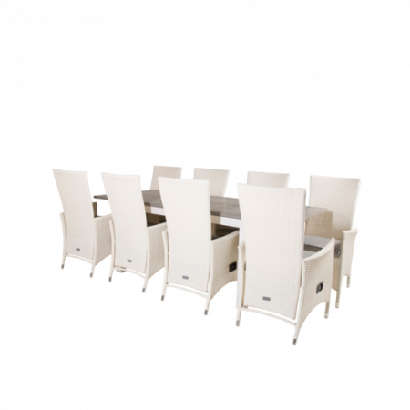 Bild på Matgrupp Athena inkl 8st Prim matstol - Venture Home