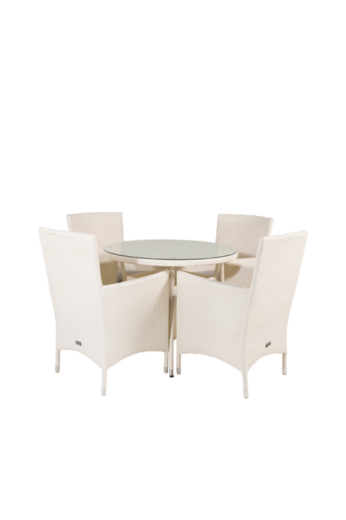 hom_1602193-01_Fs Bild på Matgrupp Vass inkl 4st Meja matstol - Venture Home