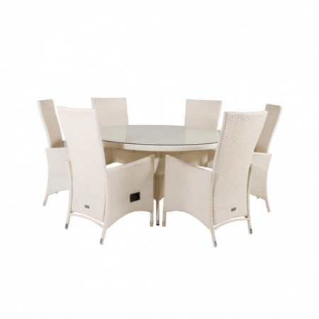 Bild på Matgrupp Vass inkl 6st Prim matstol - Venture Home