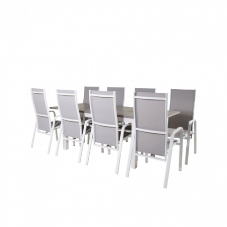 Bild på Matgrupp Athena inkl 8st Cassie matstolar - Venture Home