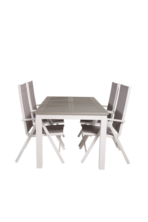 hom_1604402-01_Fs Bild på Matgrupp Athena inkl 4st Bliss 5 pos matstolar - Venture Home