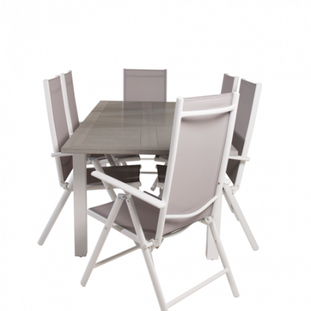 Bild på Matgrupp Athena inkl 6st Bliss 5 pos matstolar - Venture Home