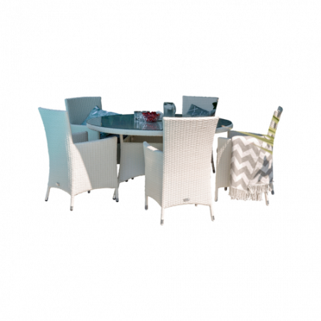 Bild på Matgrupp Veja och 5st Meja matstol - Venture Home