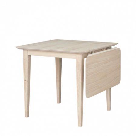 Bild på Matbord Ella 80x80 cm med hängklaff - Torkelson