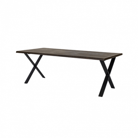 Bild på Matbord Exxet 210 cm med X-ben i metall - Torkelson