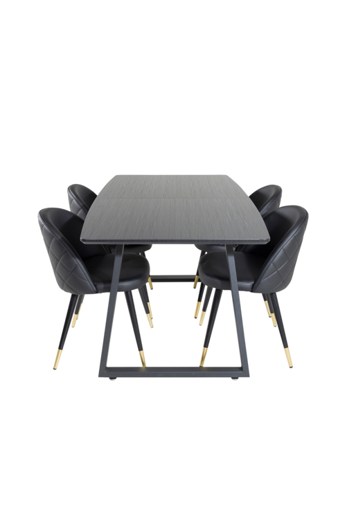 hom_1626929-01_Fs Bild på Matgrupp Irene med 4st matstolar Valleta - Venture Home