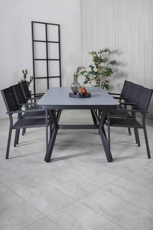 hom_1647480-02_Fs Bild på Matgrupp Uppsala med 6 st Cassie matstolar - Venture Home