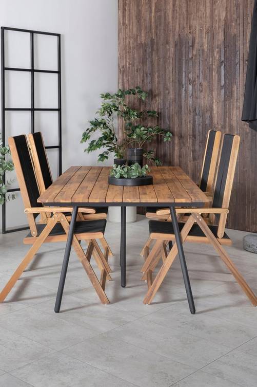 hom_1647563-01_Fs Bild på Matgrupp Cambridge med 4 st Liv matstolar - Venture Home