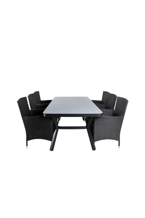 hom_1650313-01_Fs Bild på Matgrupp Uppsala med 6 st Meja matstolar - Venture Home