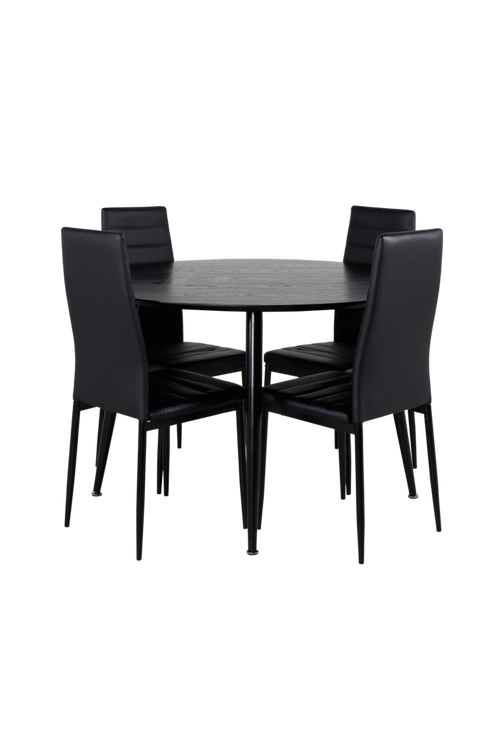 hom_1652257-01_Fs Bild på Matgrupp Doris med 4 stycken Sandviken matstolar - Venture Home