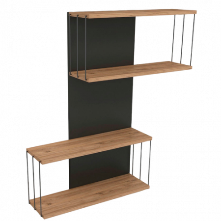 Bild på Vägghylla Destan - Mörkgrå